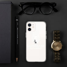 Load image into Gallery viewer, Clear White Logo iPhone Case