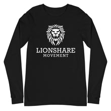 Load image into Gallery viewer, Black/White Logo Unisex Long Sleeve Tee
