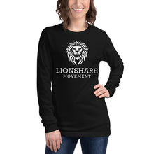 Load image into Gallery viewer, Black/White Logo Unisex Long Sleeve Tee
