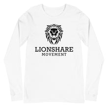 Load image into Gallery viewer, Black/White Logo Unisex Long Sleeve Tee
