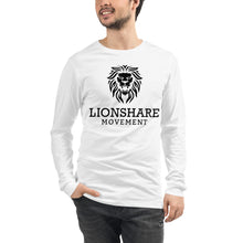 Load image into Gallery viewer, Black/White Logo Unisex Long Sleeve Tee
