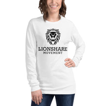 Load image into Gallery viewer, Black/White Logo Unisex Long Sleeve Tee
